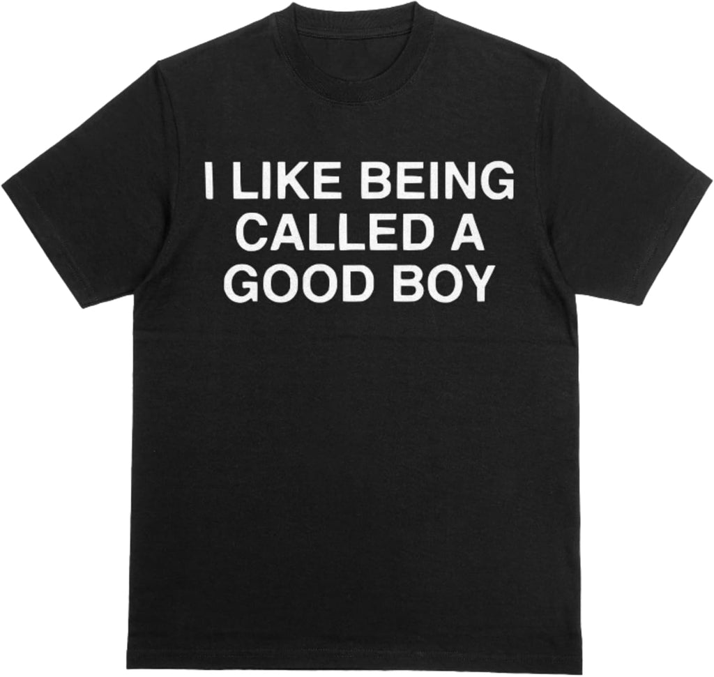 I Like Being Called a Good Boy Funny T-Shirt - Sarcastic Adult Humor Shirt, Unhinged Gag Gift, Inappropriate Meme Shirt