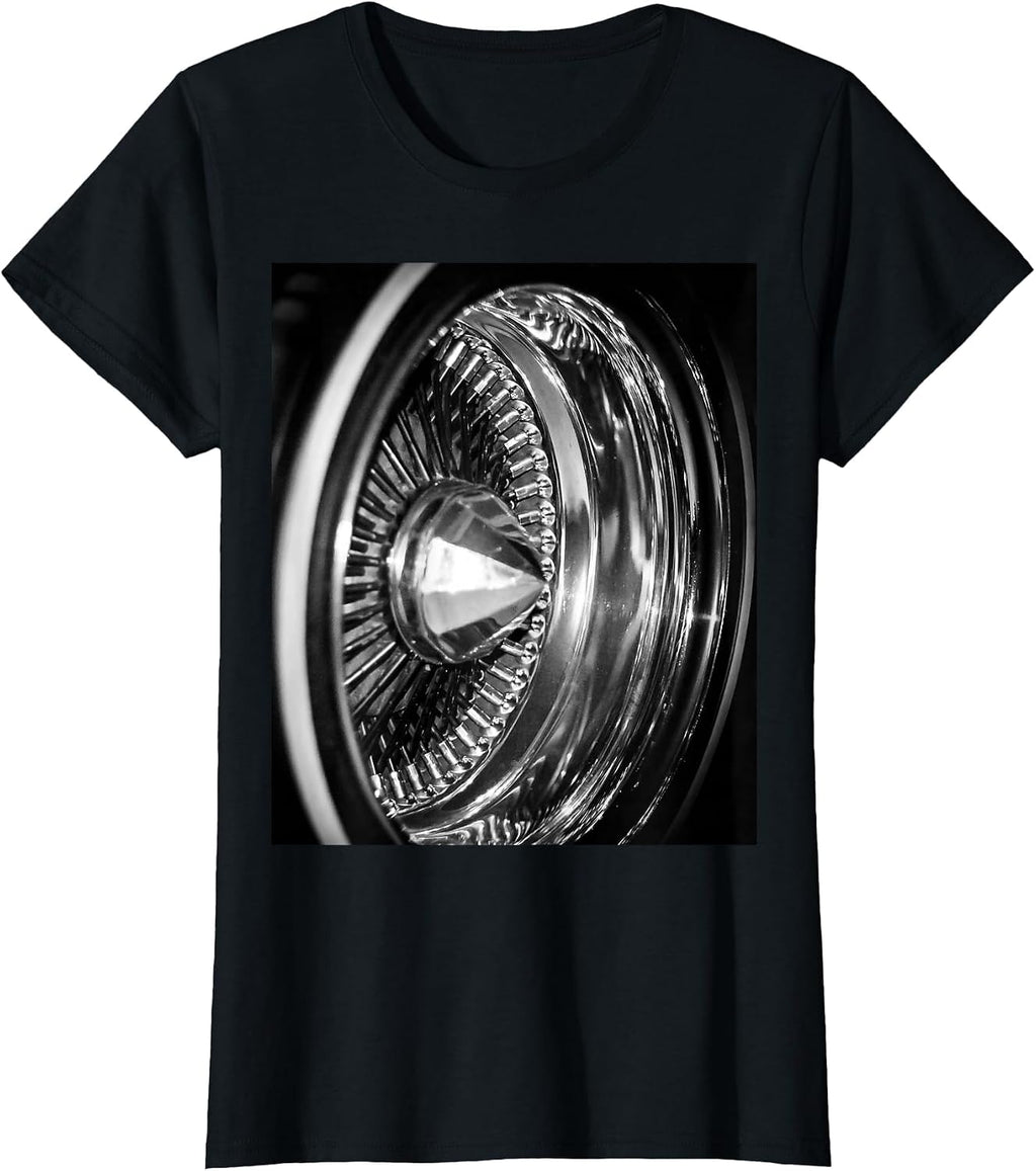 Lowrider Wire Wheel 100 Spoke deep Dish T-Shirt