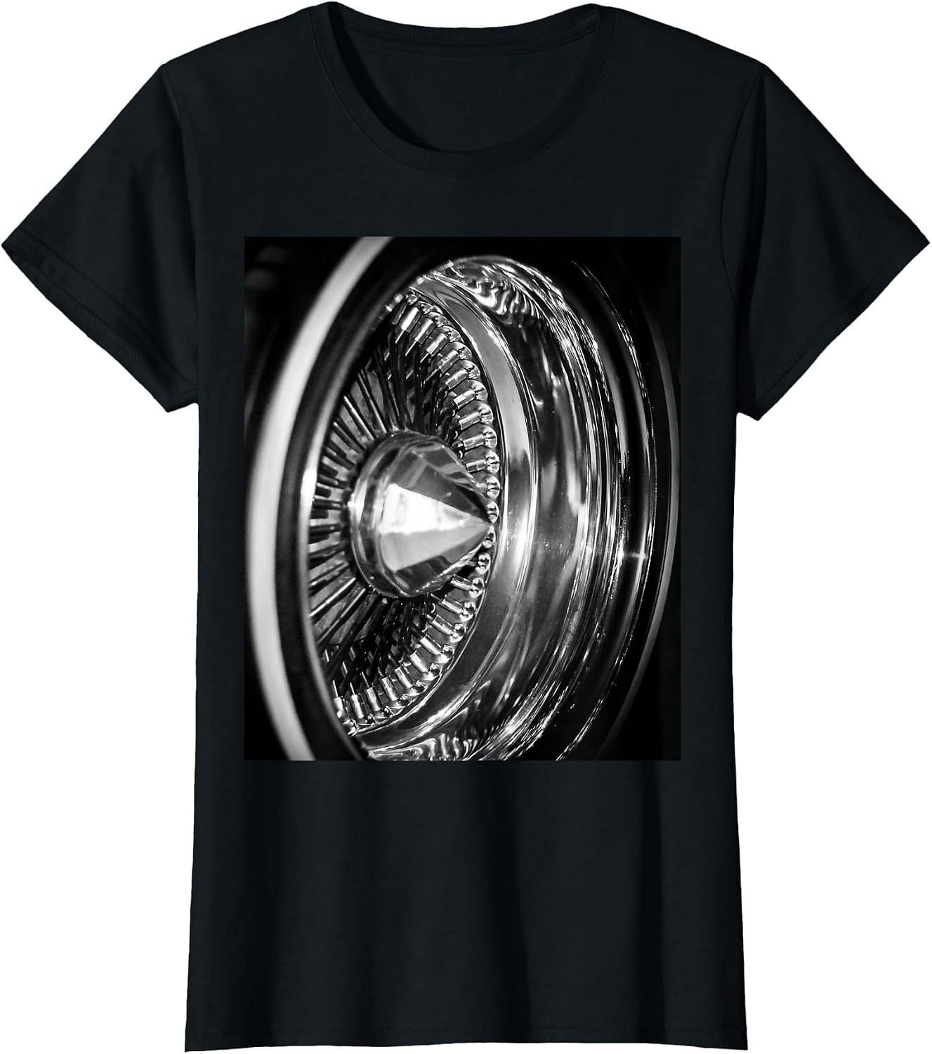 Lowrider Wire Wheel 100 Spoke deep Dish T-Shirt