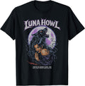 Werewolf Metal Music Band Poster Dark Fantasy Gothic Moon T-Shirt