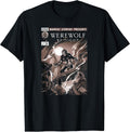 Marvel Werewolf by Night Jack Colorless Comic Cover T-Shirt