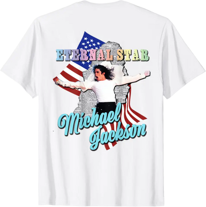 Michael Jackson T-Shirt The King of Pop MJ Cotton 100% Men or Women