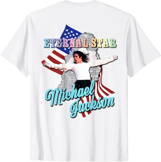 Michael Jackson T-Shirt The King of Pop MJ Cotton 100% Men or Women