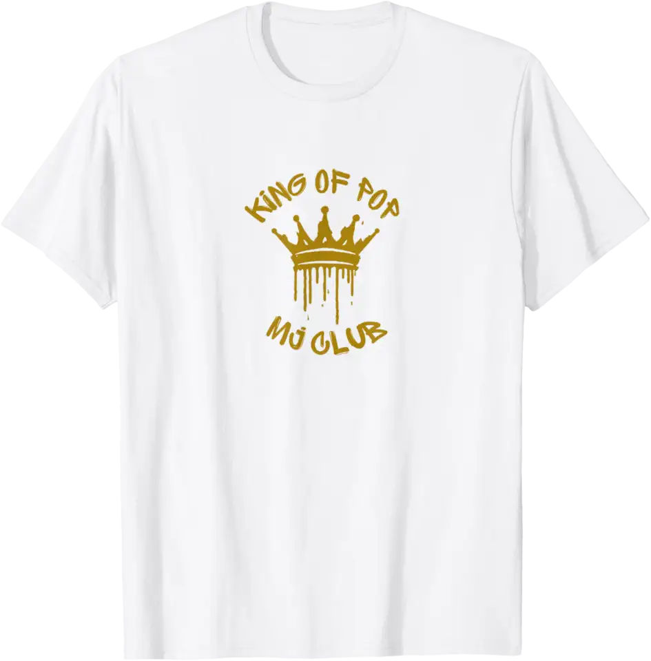 Michael Jackson T-Shirt The King of Pop MJ Cotton 100% Men or Women