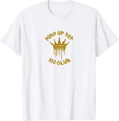 Michael Jackson T-Shirt The King of Pop MJ Cotton 100% Men or Women