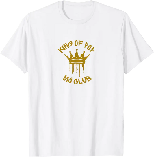 Michael Jackson T-Shirt The King of Pop MJ Cotton 100% Men or Women
