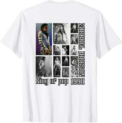 Michael Jackson T-Shirt The King of Pop MJ Cotton 100% Men or Women