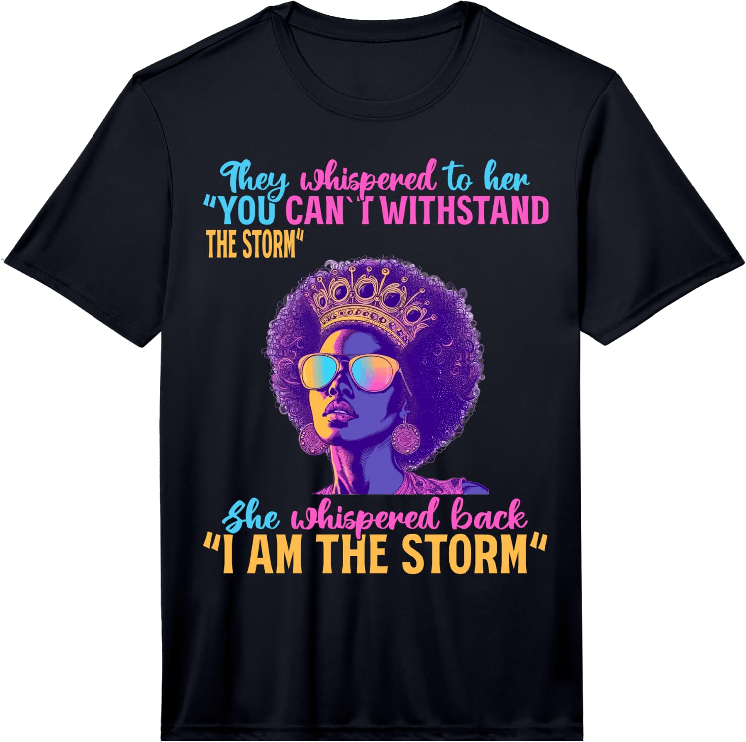 Black Women Proud African American Ladies Black History Performance T-Shirt
