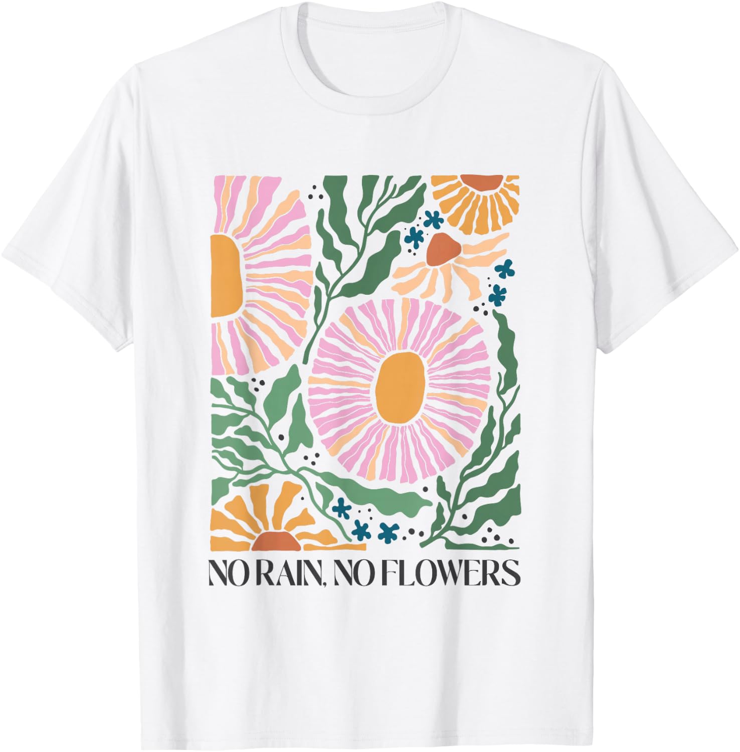 Boho Summer Flower Botanical Nature Lover Floral Wildflower T-Shirt