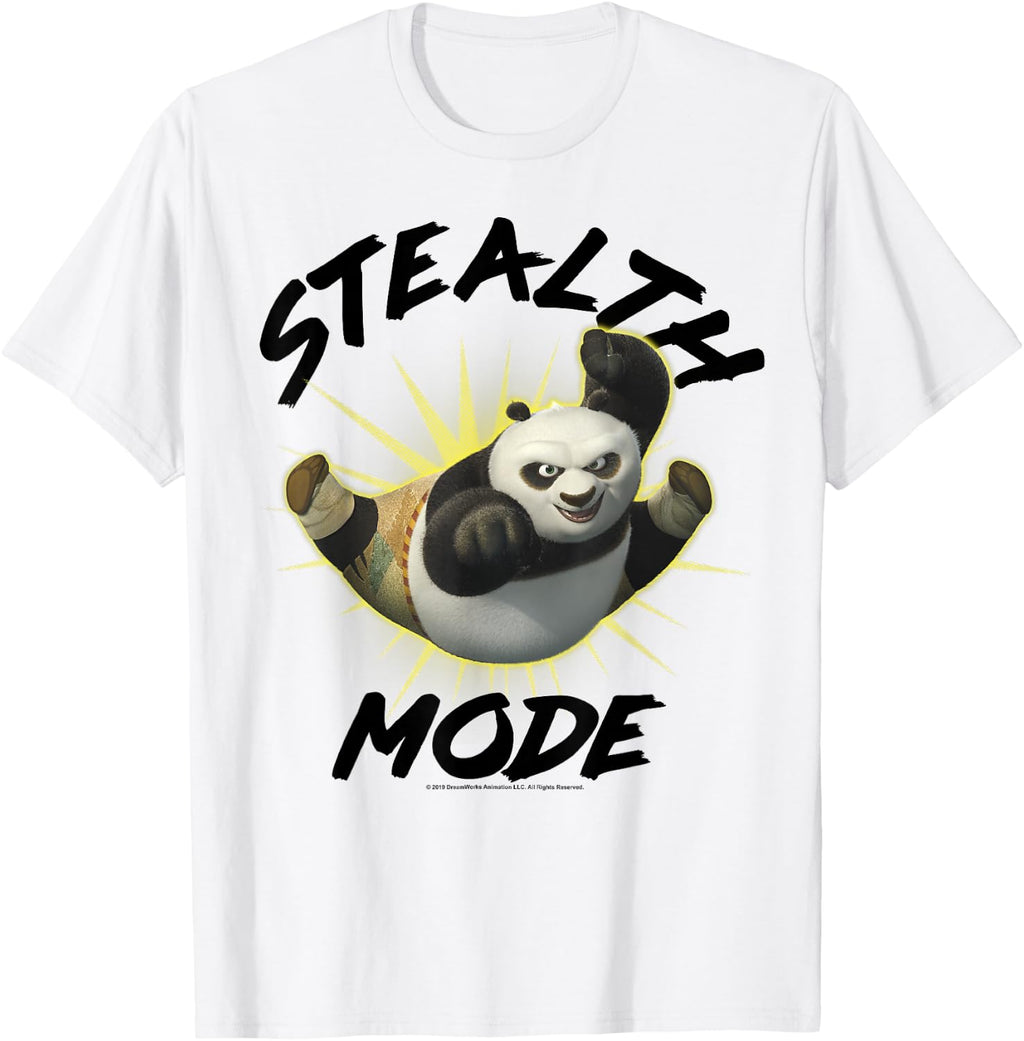 Kung Fu Panda Stealth Mode Po Portrait T-Shirt