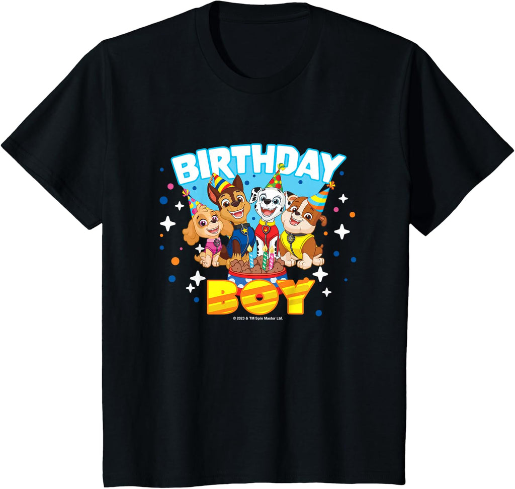 Kids PAW Patrol Birthday Boy Friendly Group Celebration T-Shirt