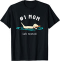 #1 Mom Lab Tested Yellow Labrador Retriever - Lab Dog Lover T-Shirt