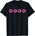 Awesome Hawaiian Pink Hibiscus Flowers Rose Mallow T-Shirt
