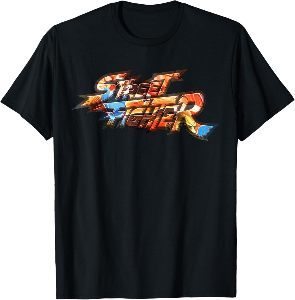 Street Fighter Logo Chun Li Kick Epic Battle Retro Gamer T-Shirt