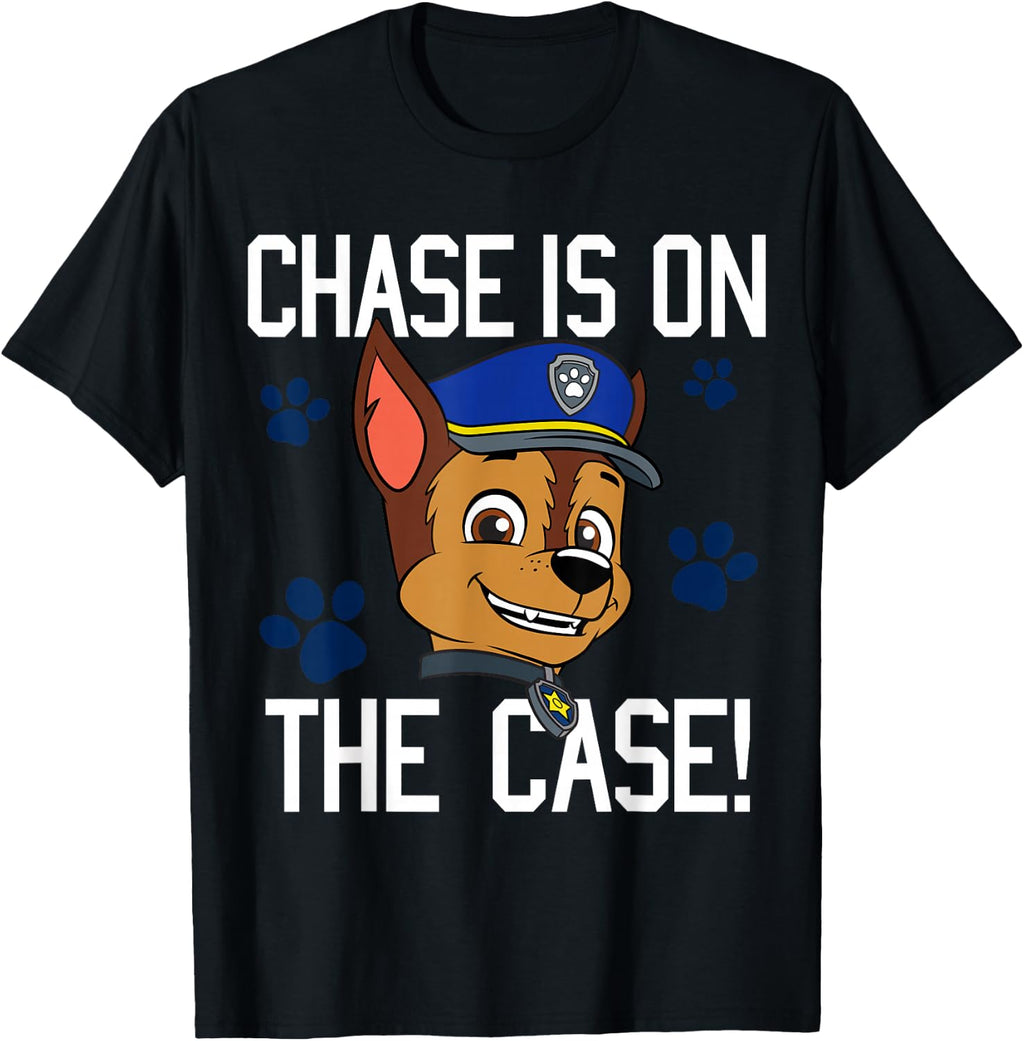 Chase is On The Case Puff Back Tee T-Shirt