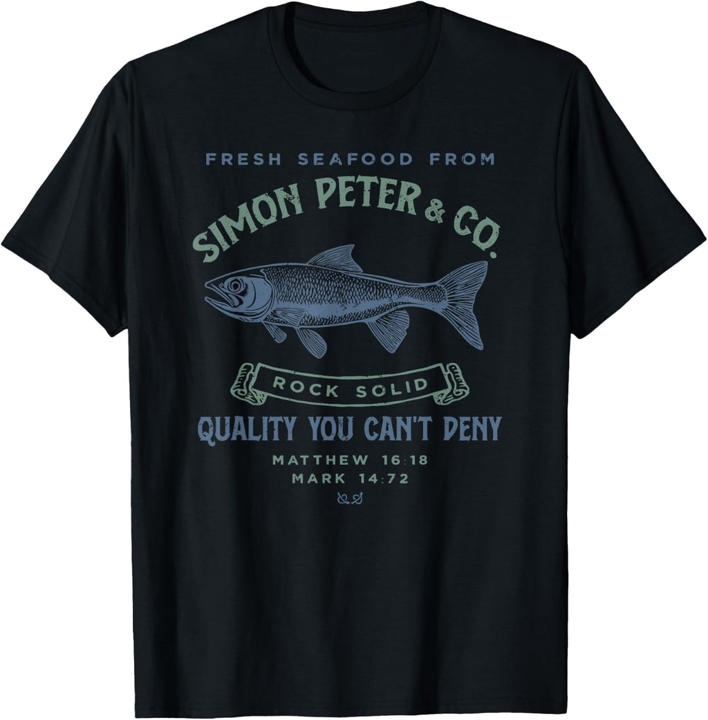 Simon Peter Seafood Funny Christian T-Shirt