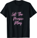 80s Music Neon Free Style T-Shirt