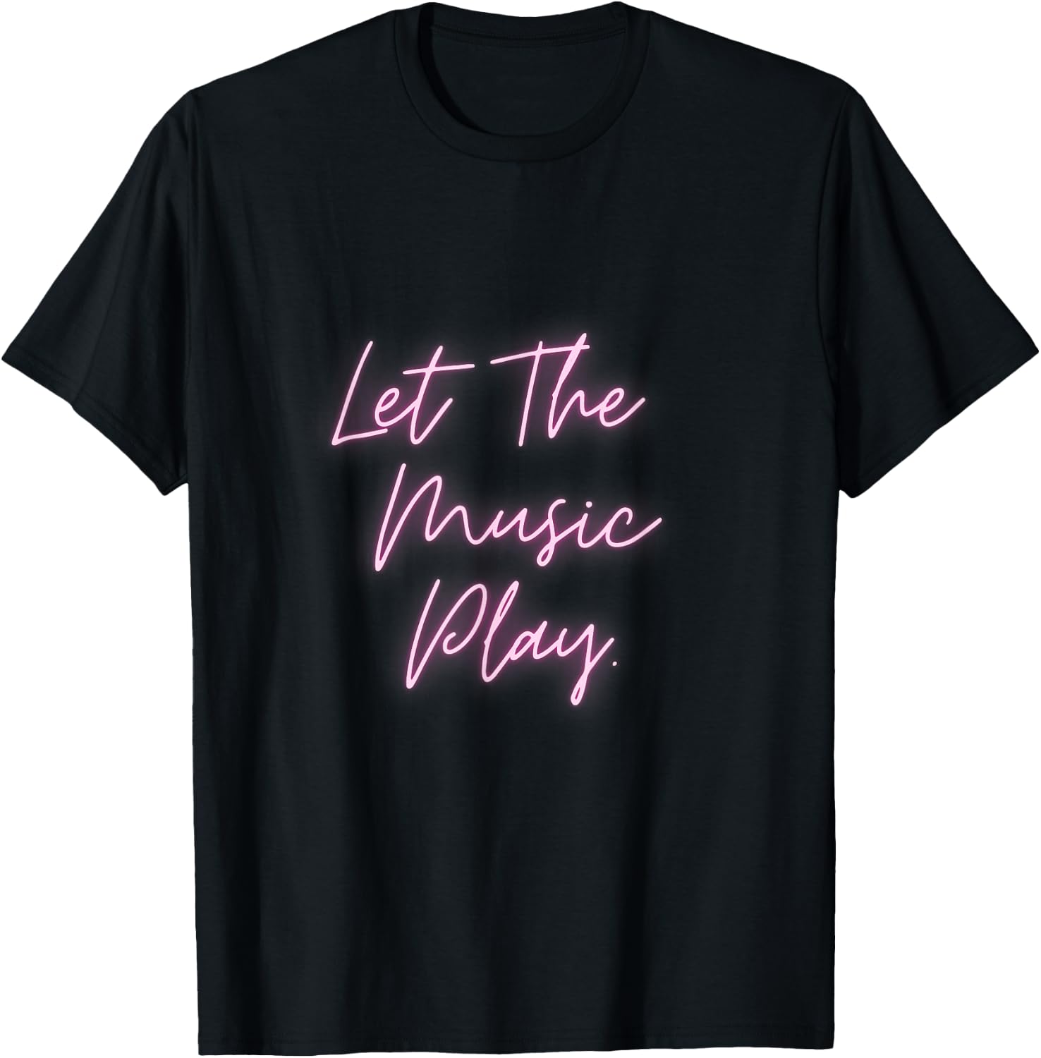 80s Music Neon Free Style T-Shirt