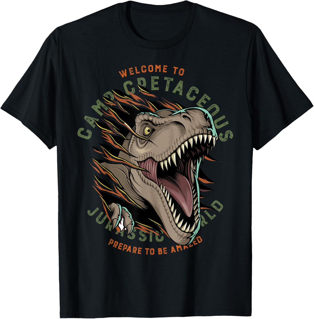 Jurassic World: Camp Cretaceous Welcome T-Rex T-Shirt