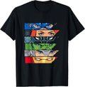 Marvel Avengers Super Hero Eyes Black T-Shirt
