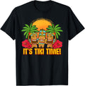 Tiki Polynesian Hawaiian Beach Vacation Funny T-Shirt for Men Women