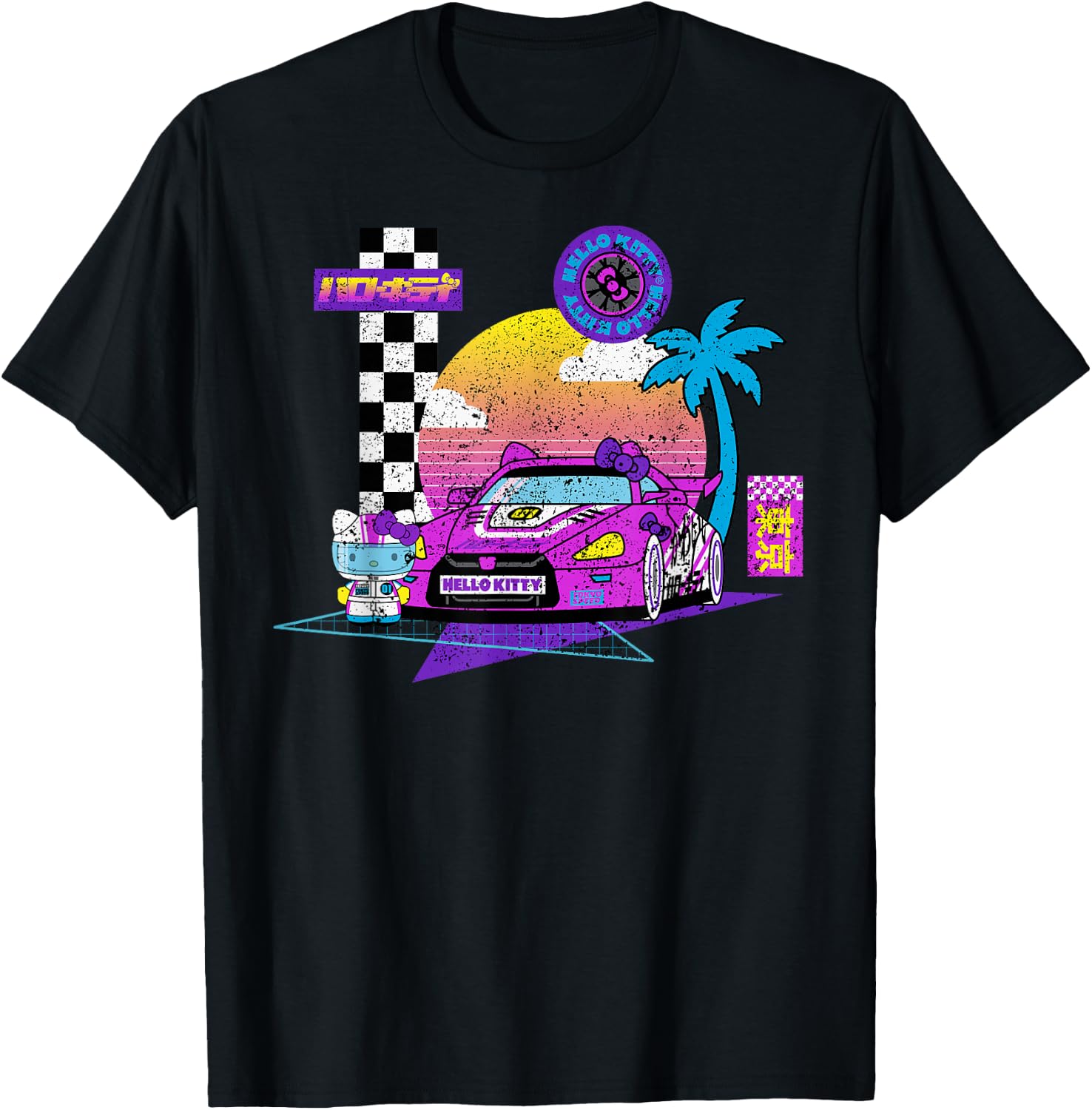 SANRIO Hello Kitty Kawaii Tokyo Racer T-Shirt
