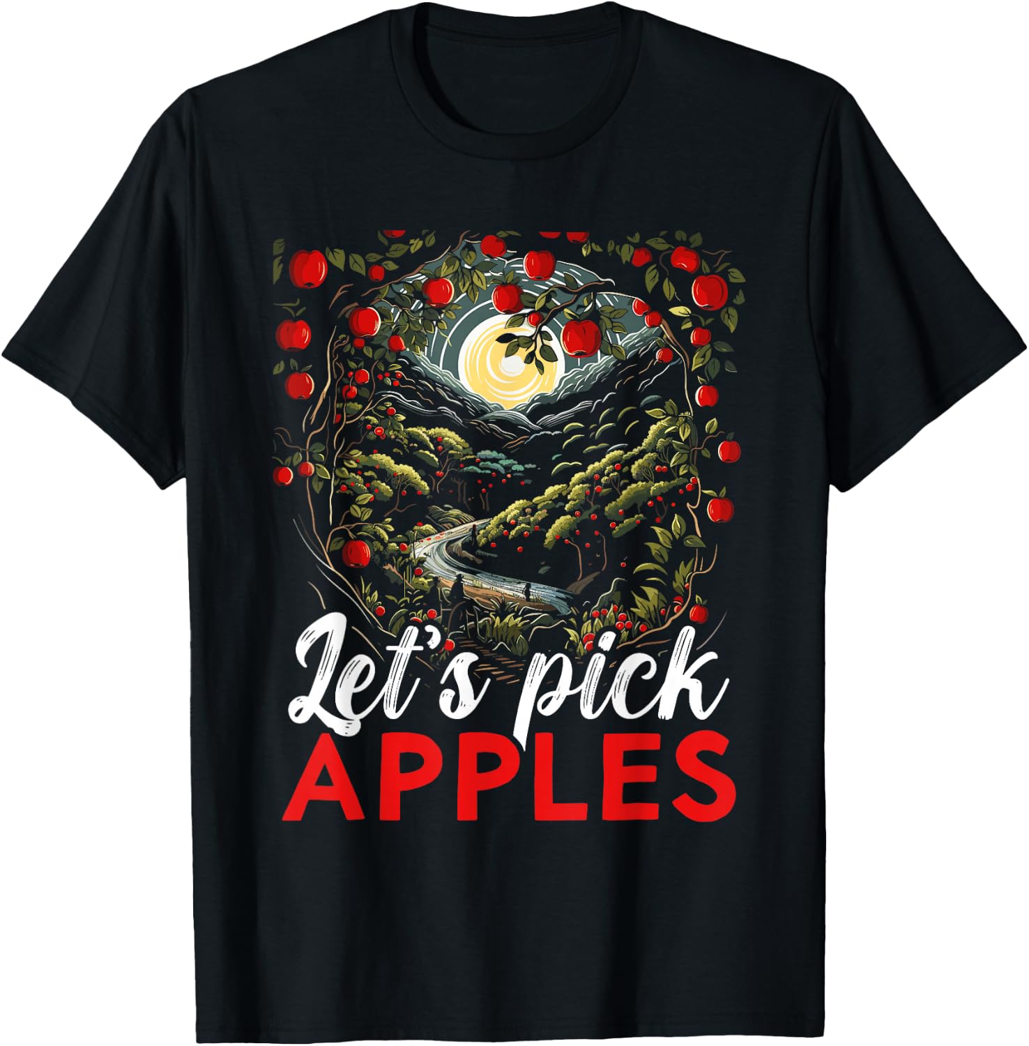 Apple Picking Apple Tree Apple Fruit Lover Apple Farmer T-Shirt