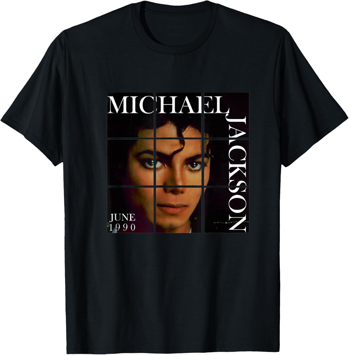 The King of Pop Michael Jackson MJ-016 T-Shirt - Unisex-Kids, Black, Small