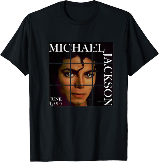 The King of Pop Michael Jackson MJ-016 T-Shirt - Unisex-Kids, Black, Small