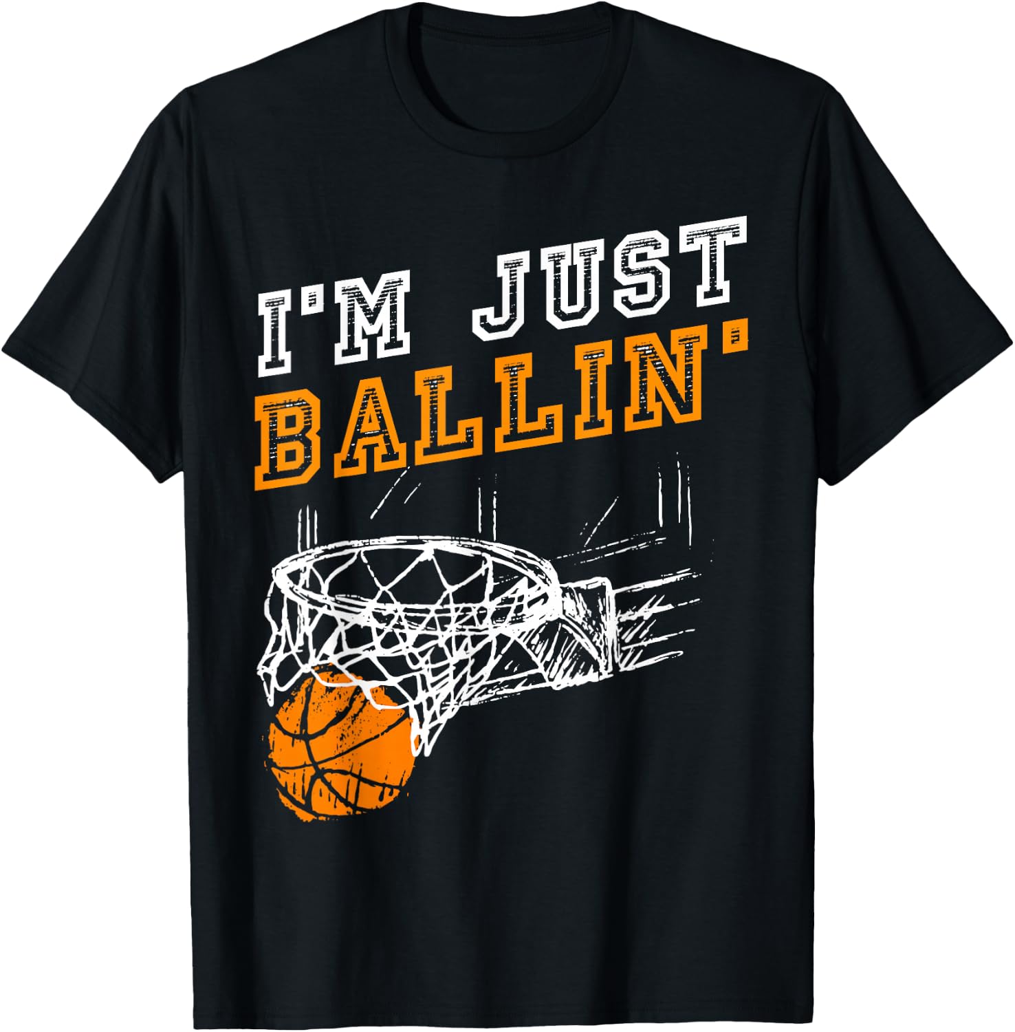 Basketball Gift for Coach Player Boys Girls Men Youth Baller T-Shirt Small