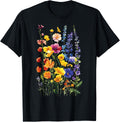 Wildflowers Floral Colorful Flowers T-Shirt