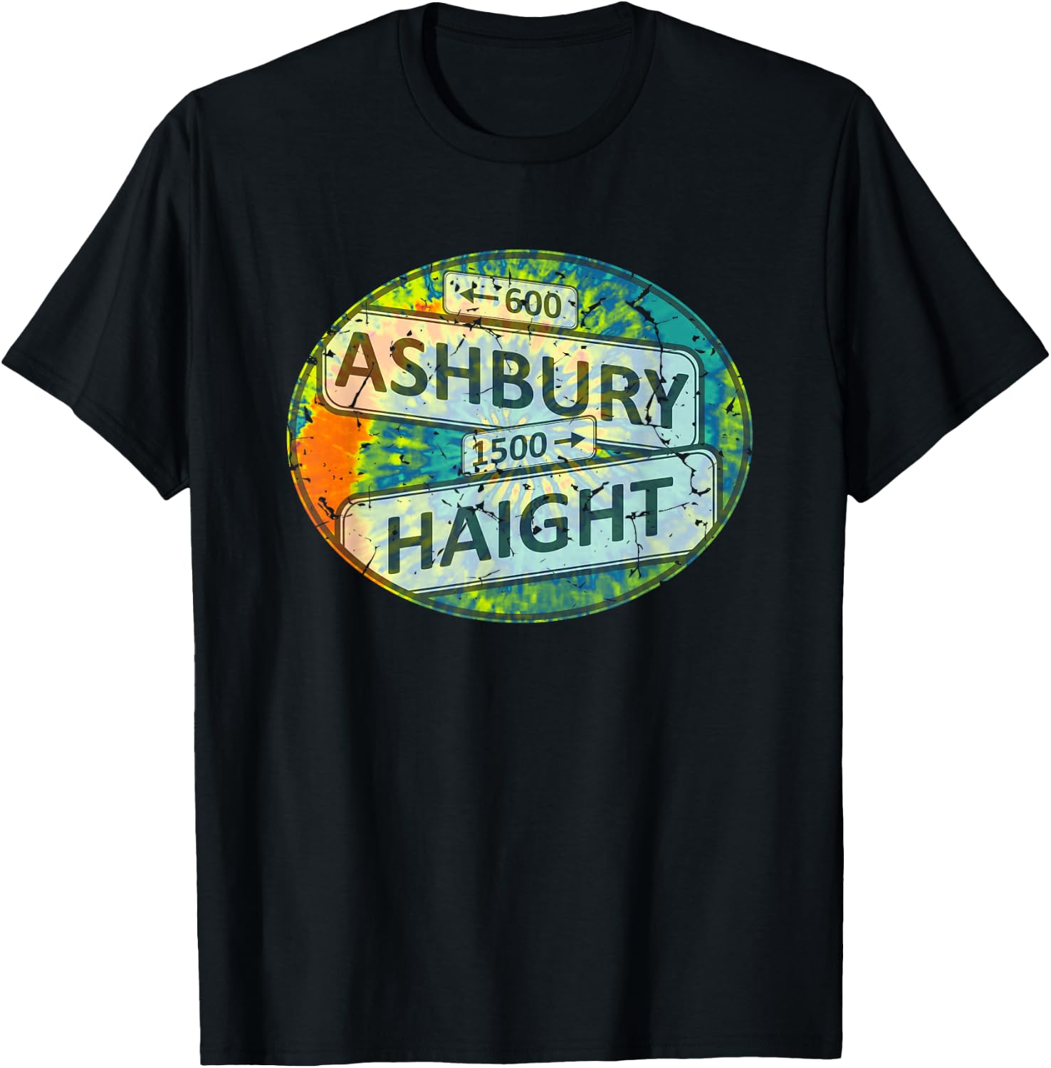 60s 70s Retro Flower Power - Haight Ashbury Street Signs 1 T-Shirt