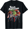 Avengers Assemble Team Awesome Group Huddle T-Shirt T-Shirt