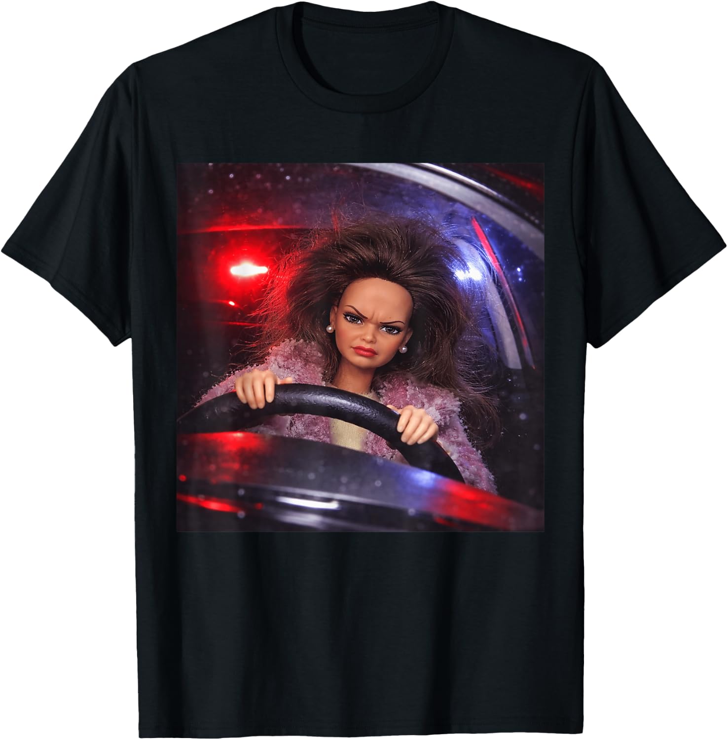 Funny Grumpy Doll Face Hilarious Sarcastic Doll Meme T-Shirt