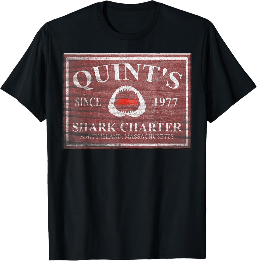 Jaws Quints Shark Charter Graphic T-Shirt T-Shirt