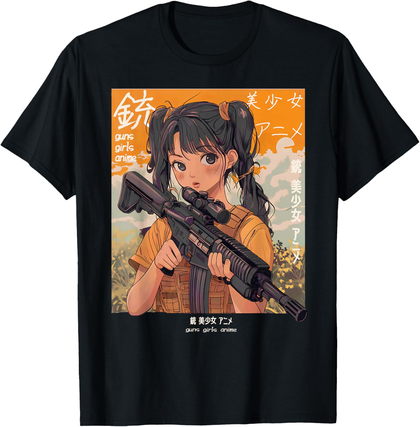Anime Waifu Graphic T-Shirt