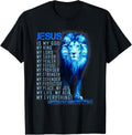Jesus is My God Lion Faith Christian Believer Scripture T-Shirt