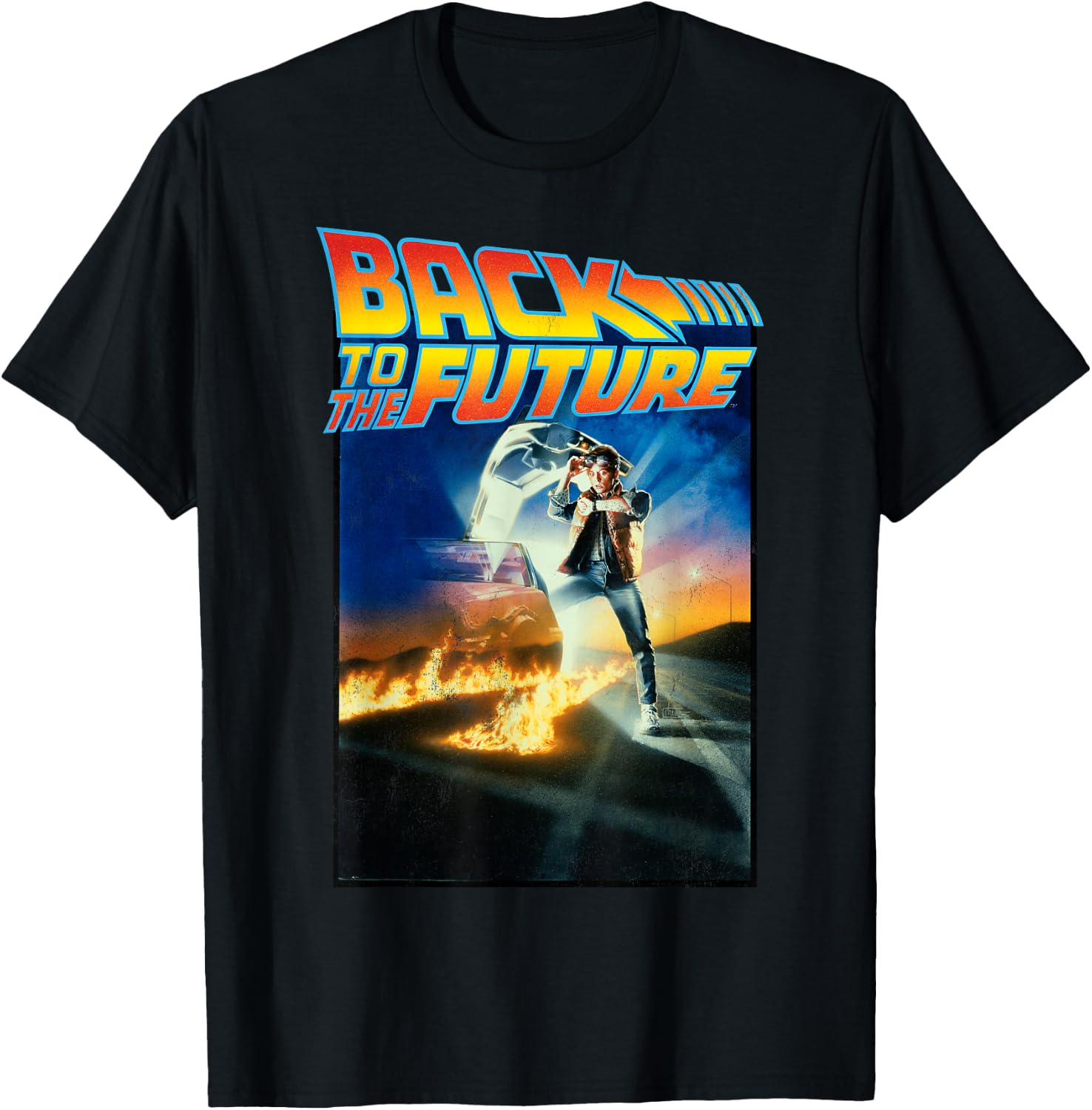 Back to the Future Movie Poster Classic T-Shirt