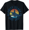 Jaws Amity Island Surf Board T-Shirt