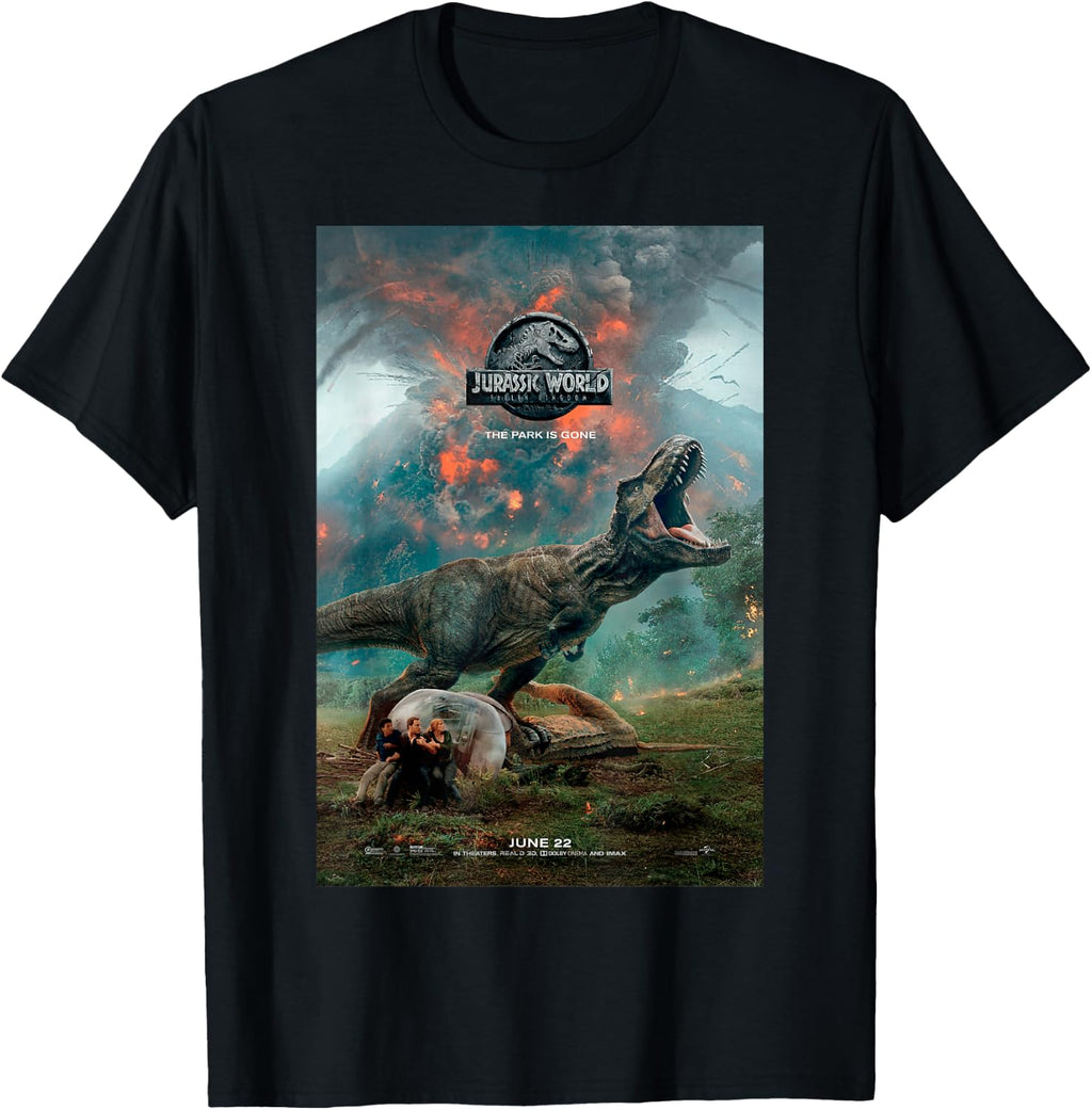Jurassic World: Fallen Kingdom T-Rex Poster Graphic T-Shirt T-Shirt