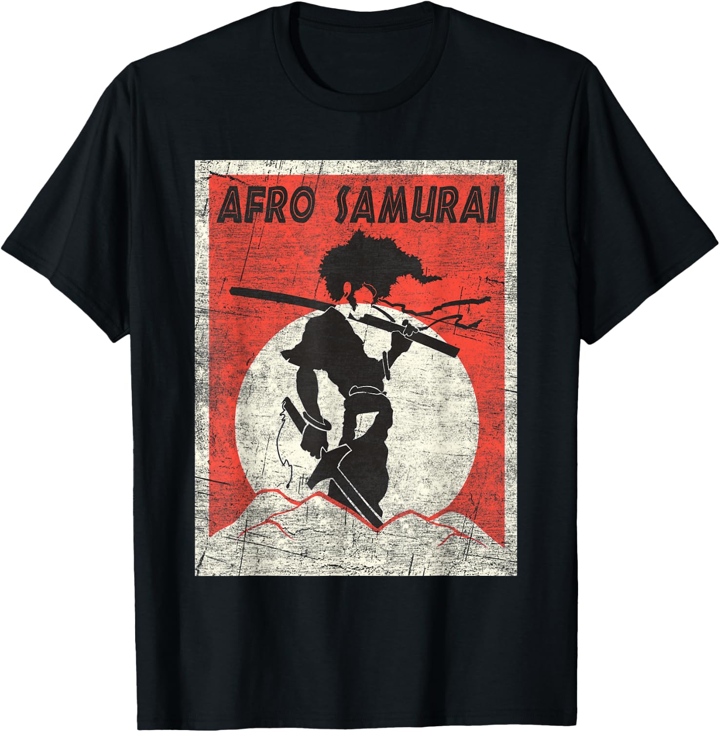 Afro Samurai Shirt Vintage Samurai T-Shirt
