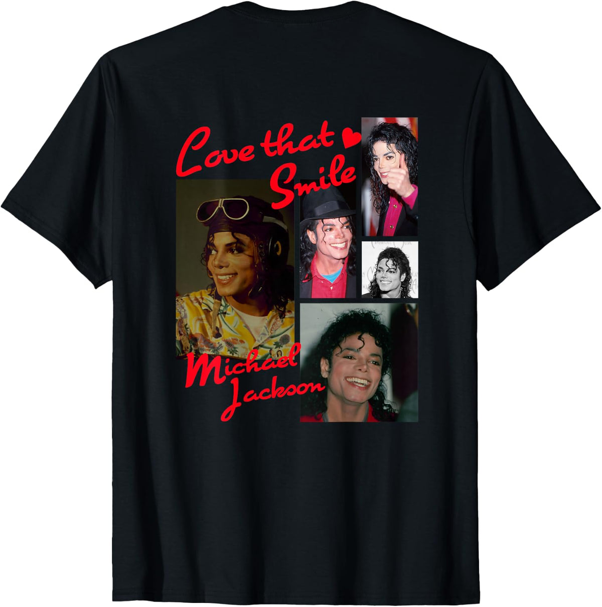 Michael Jackson 014 Back Print T-Shirt