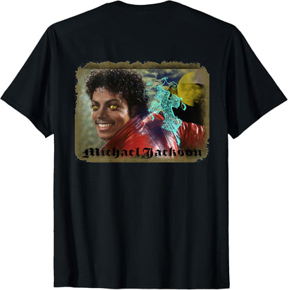Michael Jackson 069 Thriller Back Printed T-Shirt