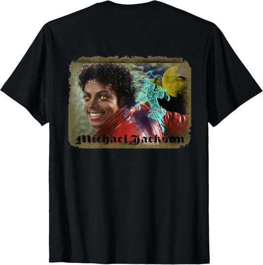 Michael Jackson 069 Thriller Back Printed T-Shirt