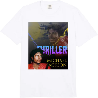 Michael Jackson T-Shirt The King of Pop MJ Cotton 100% Men or Women