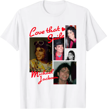 Michael Jackson T-Shirt The King of Pop MJ Cotton 100% Men or Women