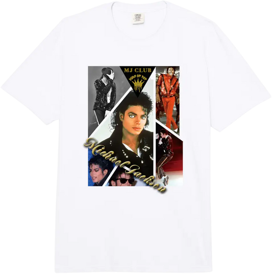 Michael Jackson T-Shirt The King of Pop MJ Cotton 100% Men or Women