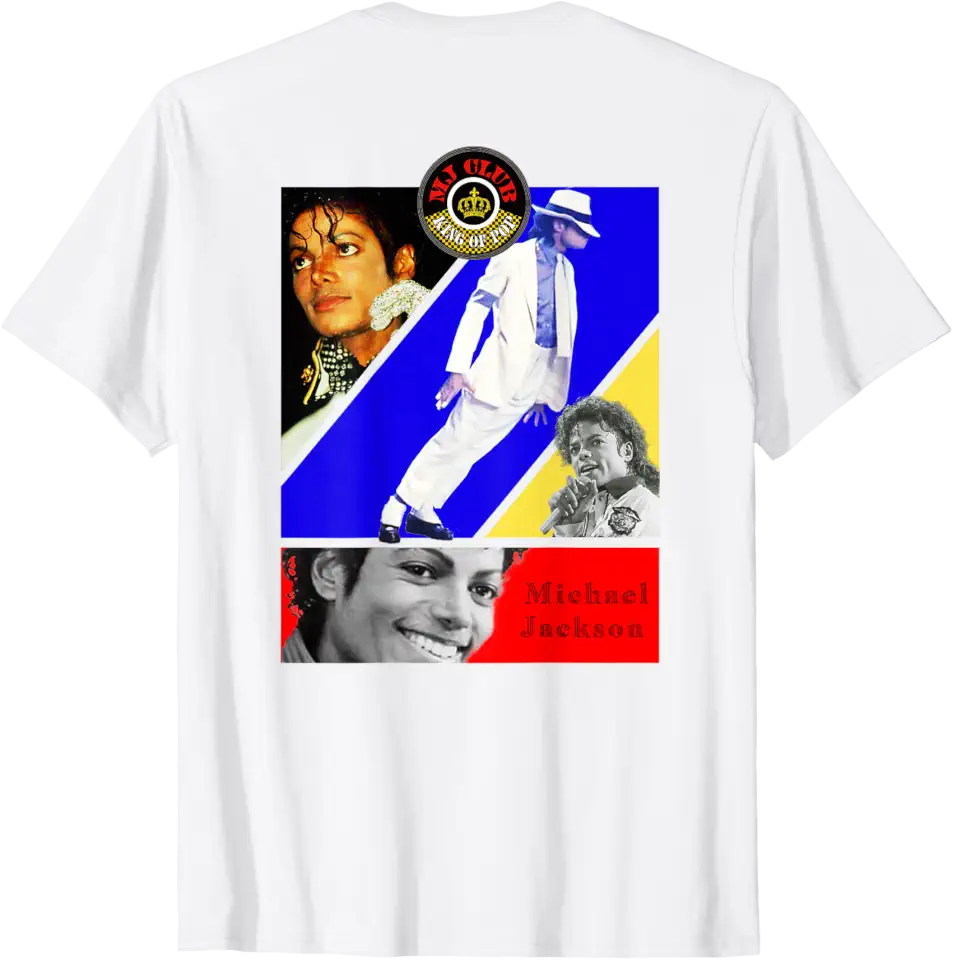 Michael Jackson T-Shirt The King of Pop MJ Cotton 100% Men or Women