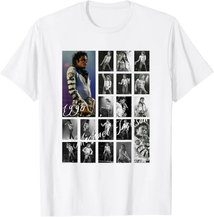 Michael Jackson T-Shirt The King of Pop MJ Cotton 100% Men or Women